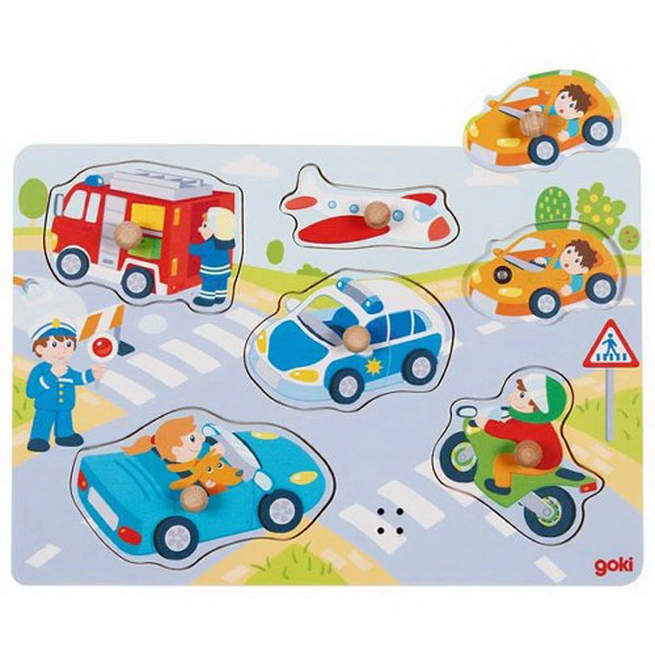 Soundpuzzle Verkehr - Goki 57399 1 Soundpuzzle Verkehr - Goki 57399