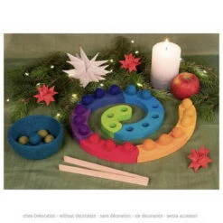 Farbsortierspiel Und Adventsspirale (goki Evolution 58354) -Spielzeug Welt Verkauf 58354 farb adventsspirale