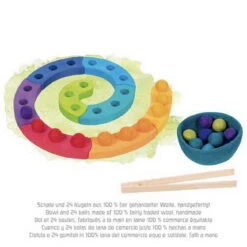 Farbsortierspiel Und Adventsspirale (goki Evolution 58354) -Spielzeug Welt Verkauf 58354 farbsortier adventsspirale