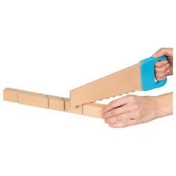 Säge Und Holzbausteine Mit Klettverbindung (goki 58377) -Spielzeug Welt Verkauf 58377 saege holzbausteine klett