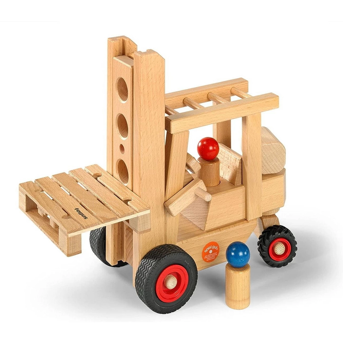 Fagus Gabelstapler (10-43) Holzspielzeug 2 Fagus Gabelstapler (10-43) Holzspielzeug – Bild 2