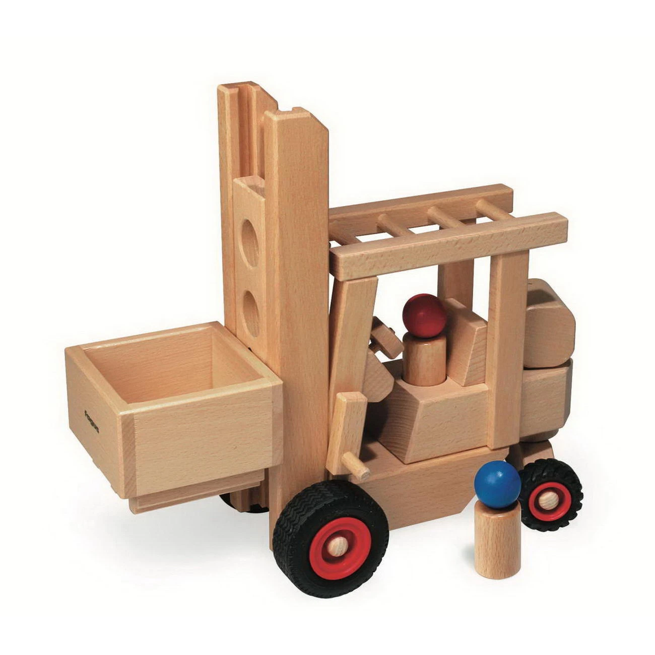 Fagus Gabelstapler (10-43) Holzspielzeug 1 Fagus Gabelstapler (10-43) Holzspielzeug