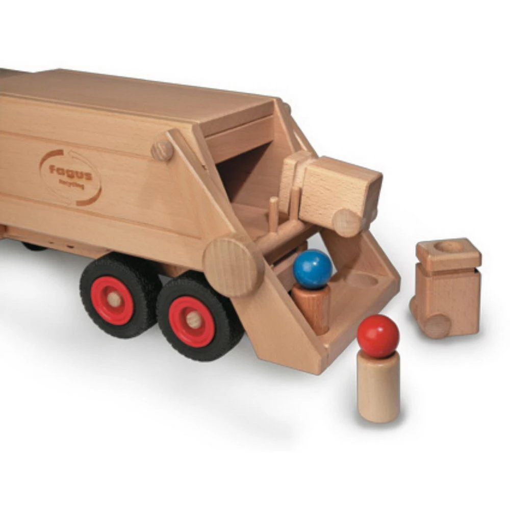 Fagus Müllkipper (10-66) Holzspielzeug 3 Fagus Müllkipper (10-66) Holzspielzeug – Bild 3
