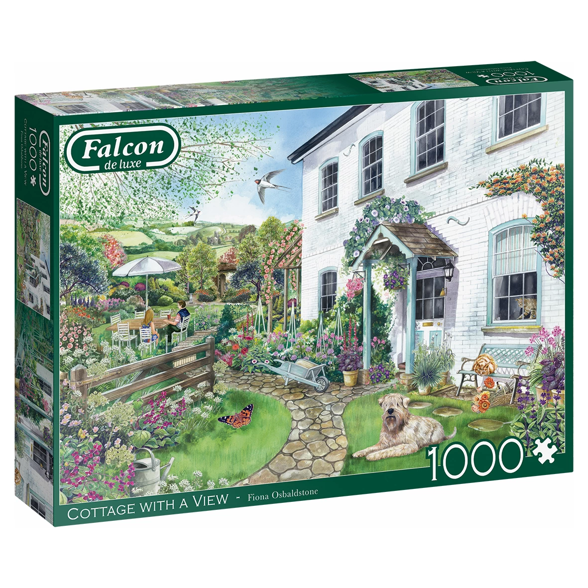 Puzzle - Ferienhaus Cottage With A View (Falcon De Luxe) - 1000 Teile 1 Puzzle - Ferienhaus Cottage With A View (Falcon De Luxe) - 1000 Teile