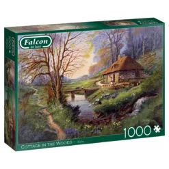 Puzzle - Cottage In The Woods (Falcon De Luxe) - 1000 Teile