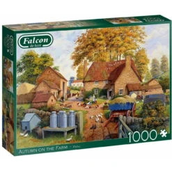 Puzzle - Herbst Auf Dem Bauernhof - Autumn On The Farm (Falcon De Luxe) - 1000 Teile
