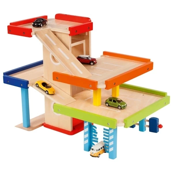 Parkhaus Aus Holz (goki 53821) 1 Parkhaus Aus Holz (goki 53821)