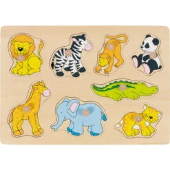Steckpuzzle Zootiere (goki 57874)