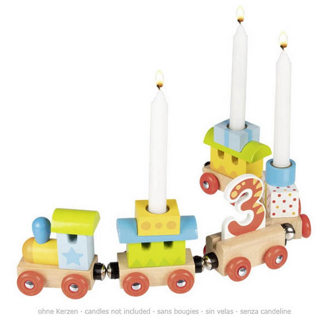 Geburtstagszug Mit Magnetverbindung (Goki 60721) 1 Geburtstagszug Mit Magnetverbindung (Goki 60721)