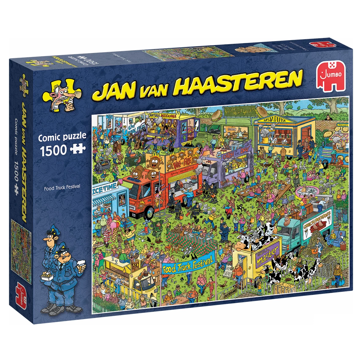 Jumbo Puzzle - Food Truck Festival (van Haasteren) - 1500 Teile 1 Jumbo Puzzle - Food Truck Festival (van Haasteren) - 1500 Teile