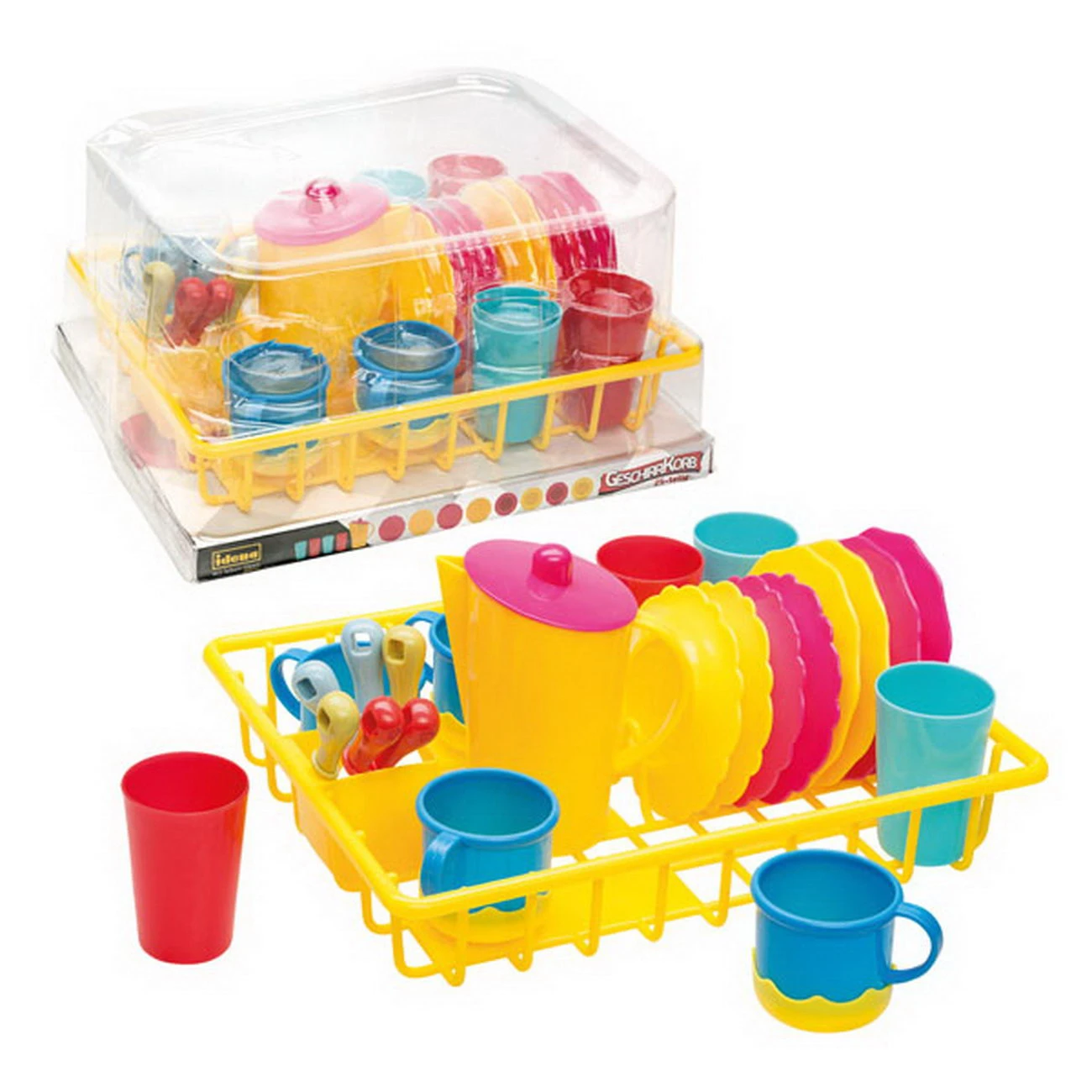 Geschirrkorb 25teilig (idena) 1 Geschirrkorb 25teilig (idena)