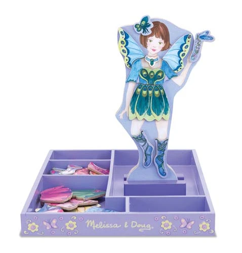 Melissa & Doug Magnetische Anziehpuppe Blütenelfe 1 Melissa & Doug Magnetische Anziehpuppe Blütenelfe