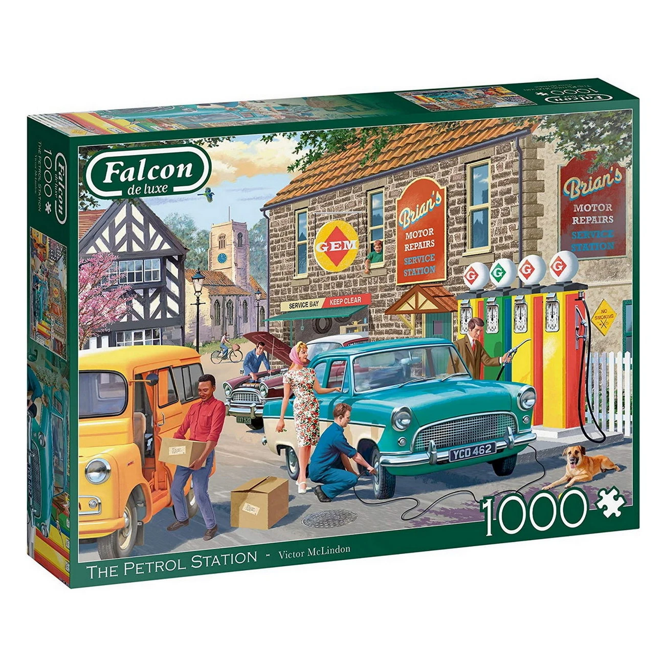 Puzzle - The Petrol Station (Falcon De Luxe) - 1000 Teile 1 Puzzle - The Petrol Station (Falcon De Luxe) - 1000 Teile