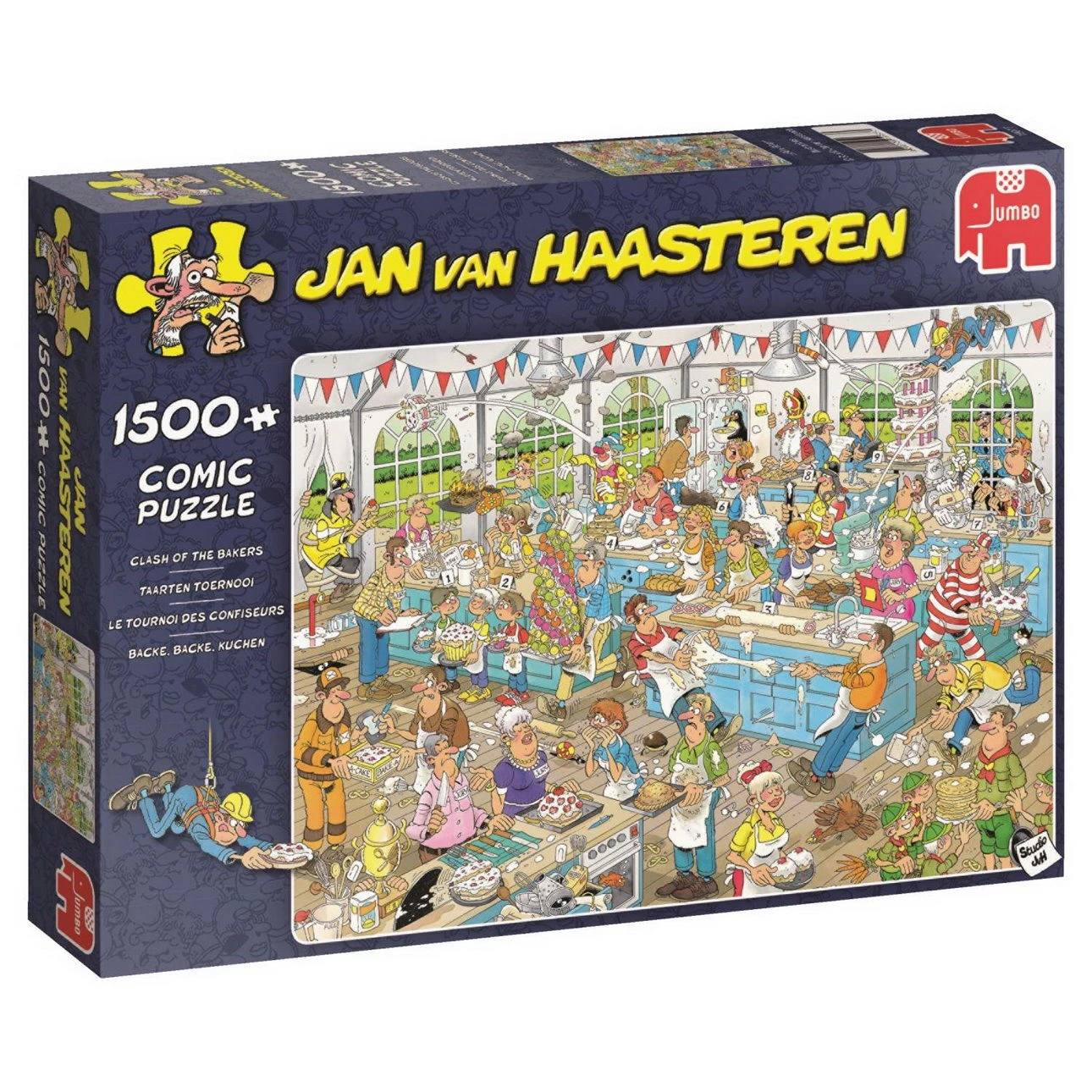 Jumbo Puzzle - Backe Backe Kuchen (van Haasteren) - 1500 Teile 1 Jumbo Puzzle - Backe Backe Kuchen (van Haasteren) - 1500 Teile