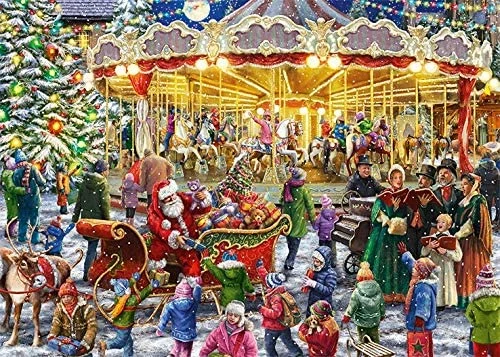 Puzzle - The Christmas Carousel (Falcon De Luxe) - 2x 1000 Teile 3 Puzzle - The Christmas Carousel (Falcon De Luxe) - 2x 1000 Teile – Bild 3