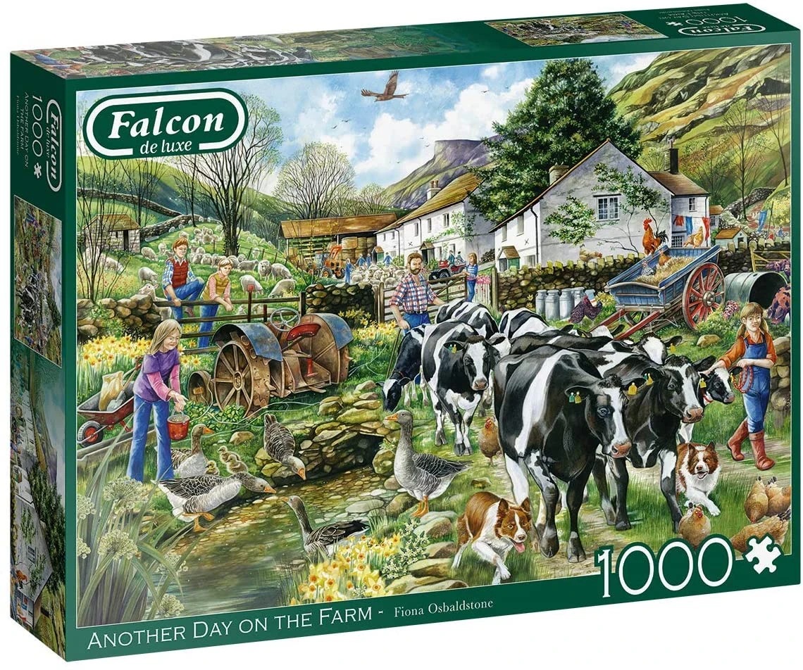 Puzzle - Another Day On The Farm (Falcon De Luxe) - 1000 Teile 1 Puzzle - Another Day On The Farm (Falcon De Luxe) - 1000 Teile