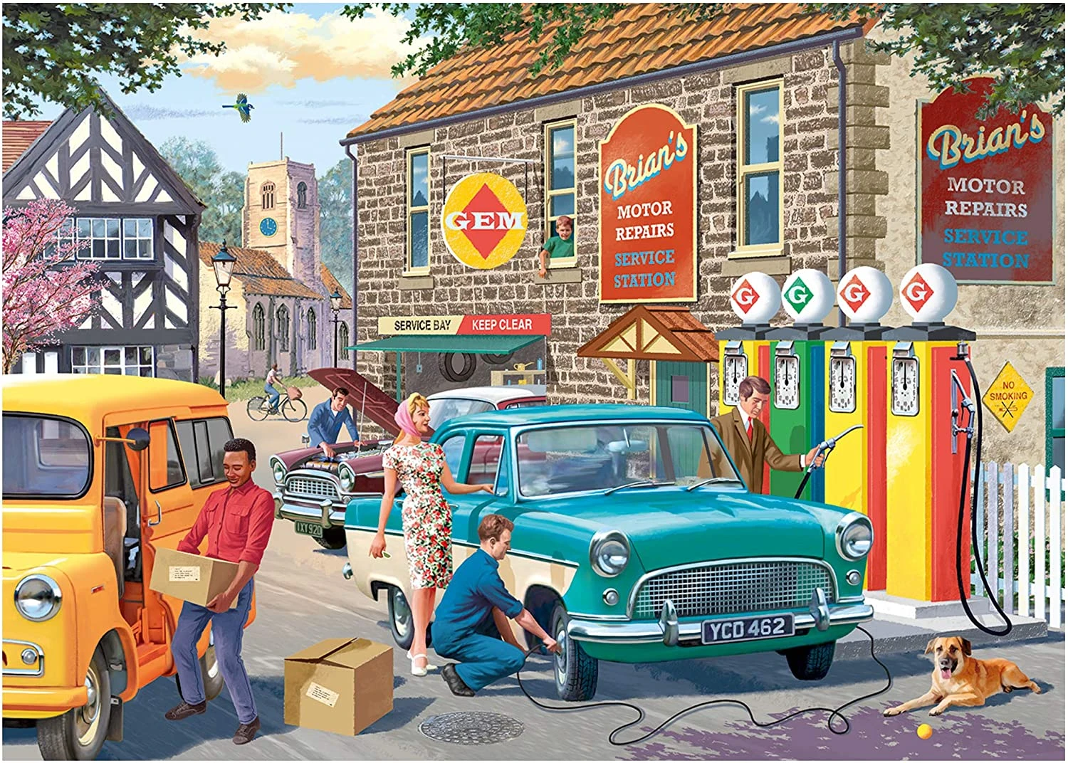 Puzzle - The Petrol Station (Falcon De Luxe) - 1000 Teile 2 Puzzle - The Petrol Station (Falcon De Luxe) - 1000 Teile – Bild 2