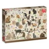 Jumbo Puzzle - Katzen Poster (Francien Van Westering) - 1000 Teile
