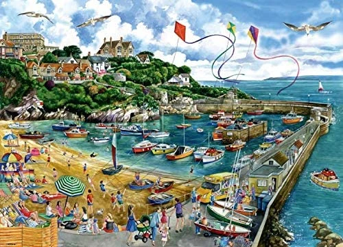 Puzzle - Newquay Harbour (Falcon De Luxe) - 1000 Teile 1 Puzzle - Newquay Harbour (Falcon De Luxe) - 1000 Teile