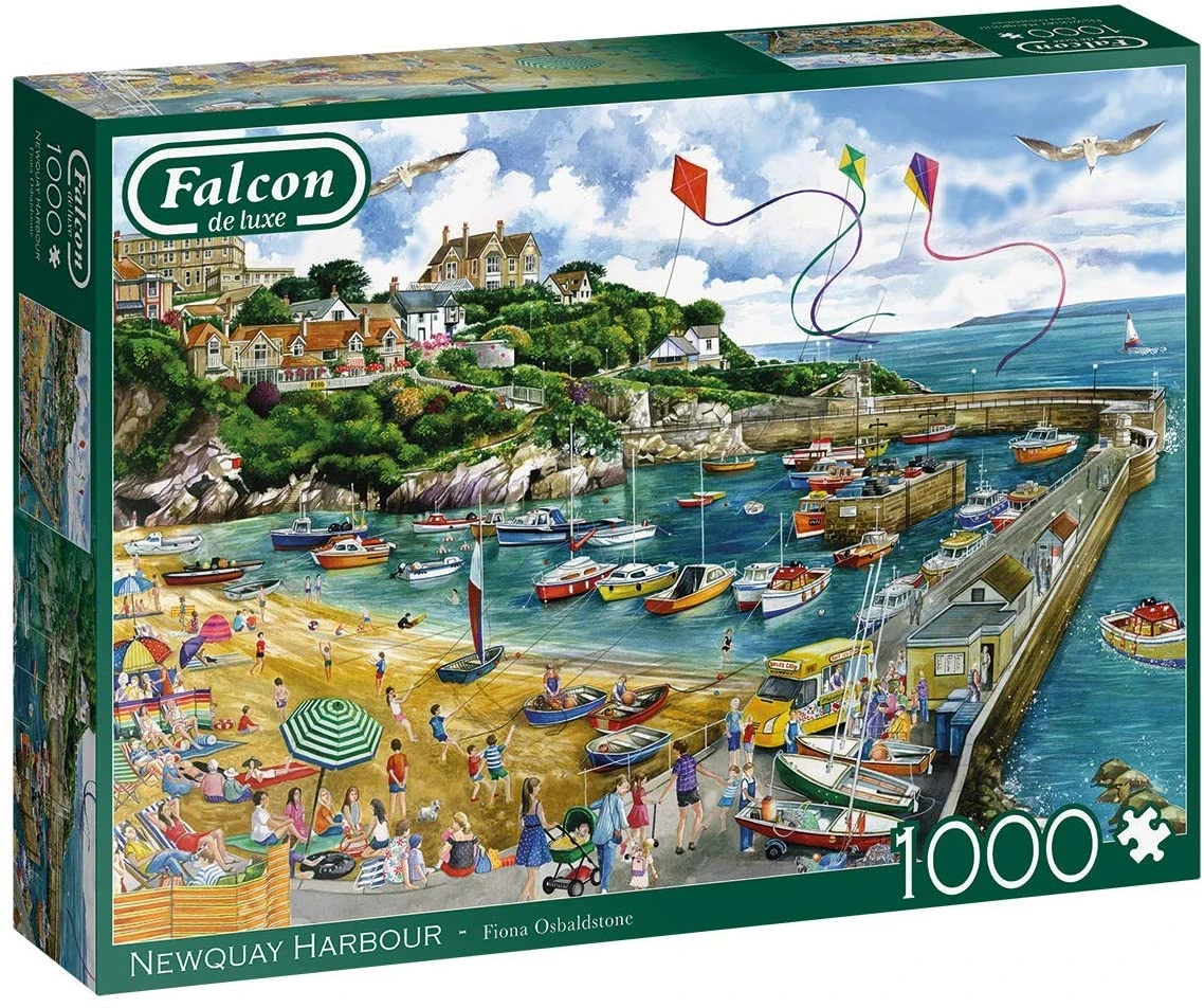 Puzzle - Newquay Harbour (Falcon De Luxe) - 1000 Teile 2 Puzzle - Newquay Harbour (Falcon De Luxe) - 1000 Teile – Bild 2