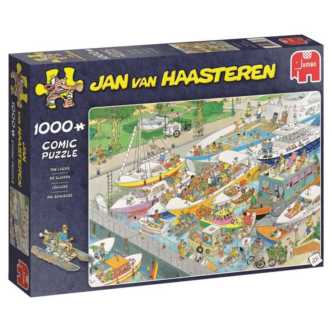Jumbo Puzzle - Die Schleuse (van Haasteren) - 1000 Teile 1 Jumbo Puzzle - Die Schleuse (van Haasteren) - 1000 Teile