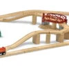 Melissa & Doug Holzeisenbahn Schwenkbrücke Set