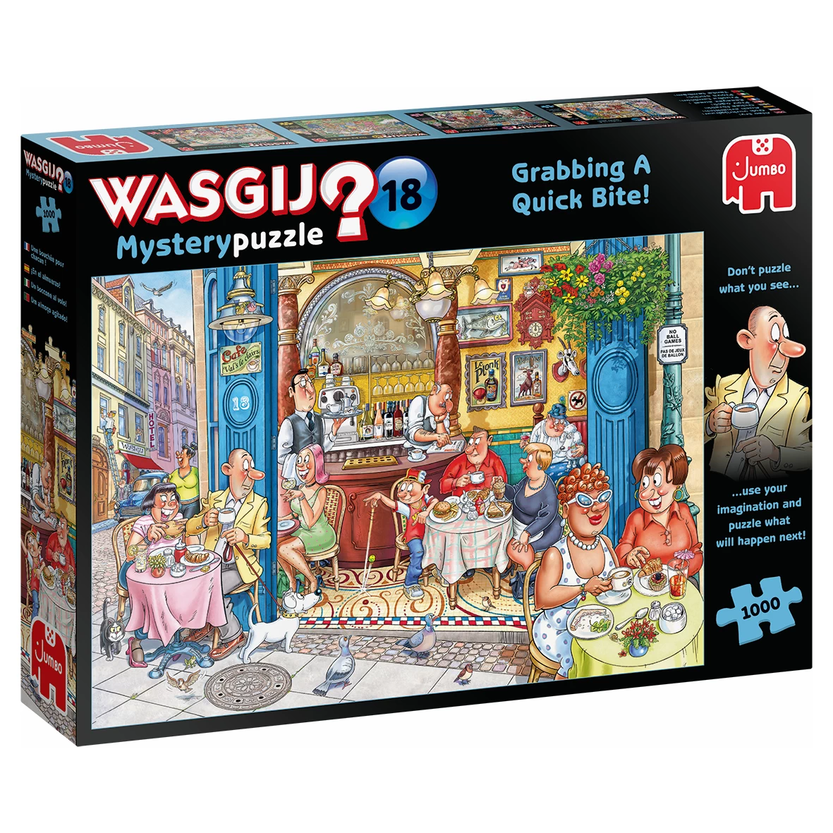 Jumbo Wasgij Mystery 18 - Greifen Sie Zu - Puzzle 1 Jumbo Wasgij Mystery 18 - Greifen Sie Zu - Puzzle