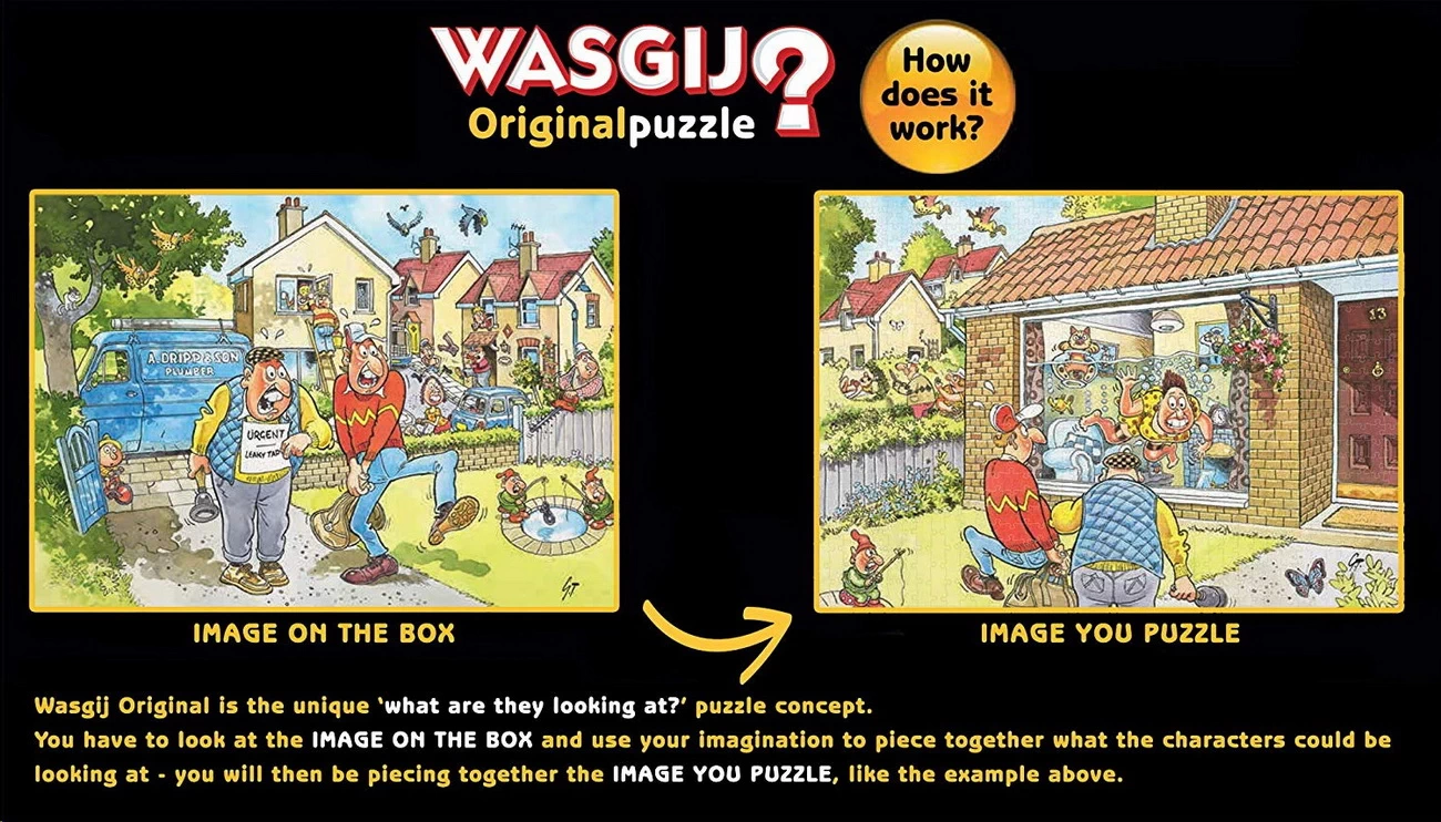 Jumbo Wasgij Puzzle 33 - Ruhige Fahrt Auf Dem Kanal - 1000 Teile 2 Jumbo Wasgij Puzzle 33 - Ruhige Fahrt Auf Dem Kanal - 1000 Teile – Bild 2