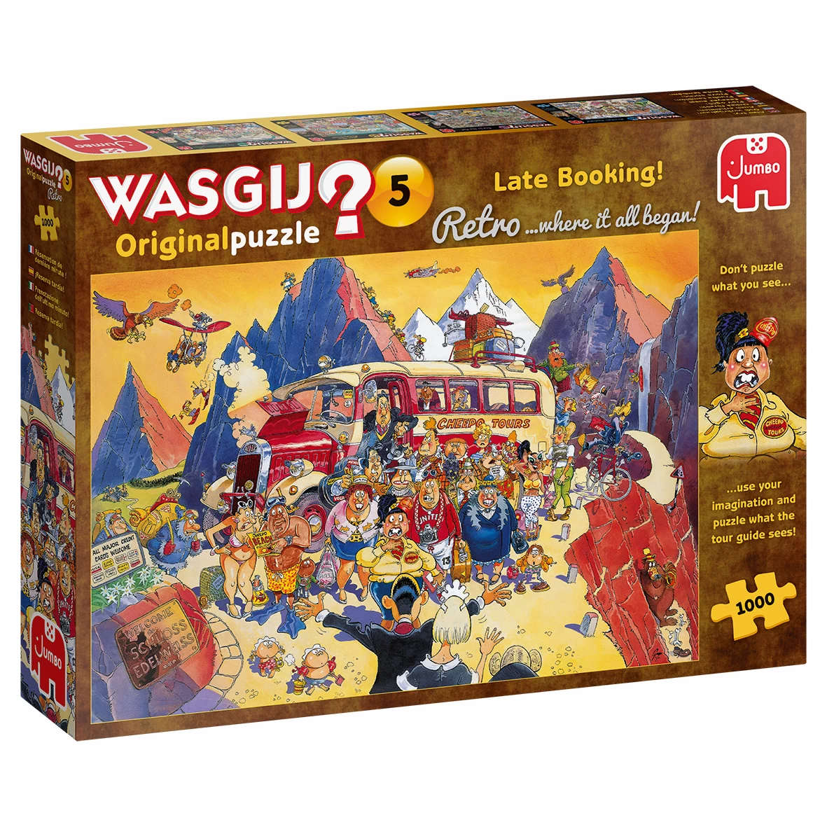 Jumbo Wasgij Retro Puzzle 5 - Billigangebot Gebucht - 1000 Teile 1 Jumbo Wasgij Retro Puzzle 5 - Billigangebot Gebucht - 1000 Teile