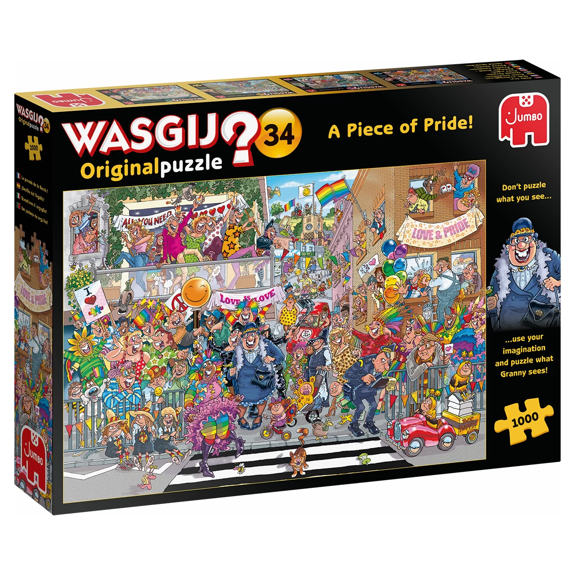 Jumbo Wasgij Puzzle 34 - Ein Stückchen Pride - 1000 Teile 1 Jumbo Wasgij Puzzle 34 - Ein Stückchen Pride - 1000 Teile