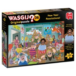 Jumbo Wasgij Puzzle 36 - Gute Vorsätze Fürs Neue Jahr - 1000 Teile